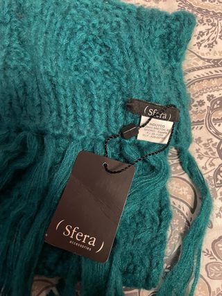 Bufanda tejida mujer