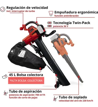 Soplador de hojas eléctrico Einhell