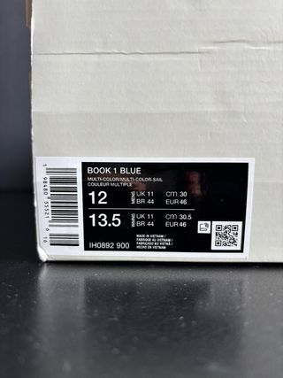 Nike Book 1 “Blue Denim” 46