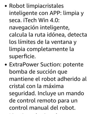 Robot Limpiacristales Conga WinDroid 870