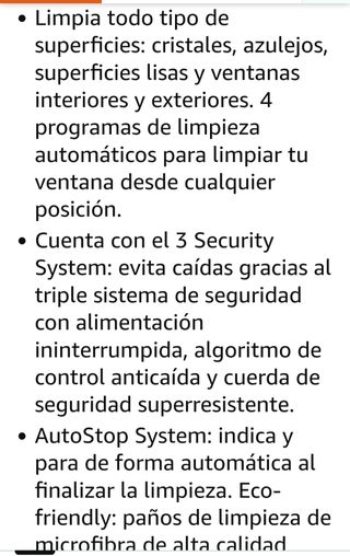 Robot Limpiacristales Conga WinDroid 870