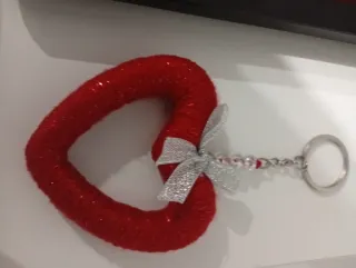 Llaveros Corazón Hechos a Mano