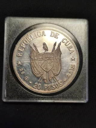 Lote 3 Monedas Plata Ley 9'25 26gr cada una.