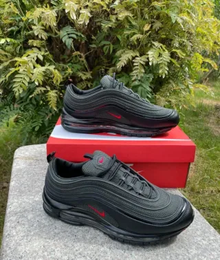 Nike Air Max 97 Talla 41 Negro/Rojo