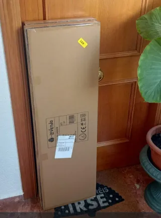 Burro perchero metálico blanco