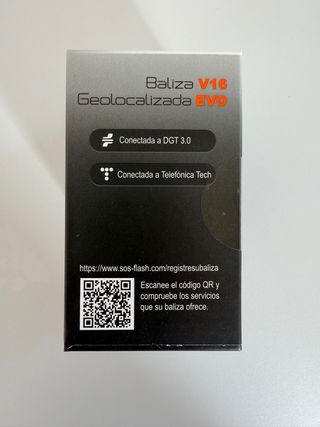 Baliza homologada geolocalizable