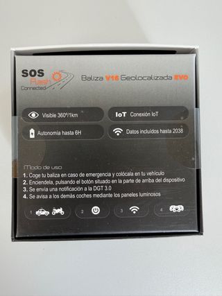 Baliza homologada geolocalizable