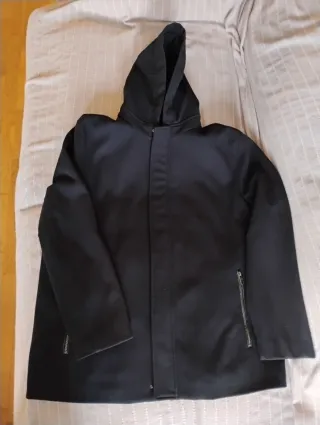 Abrigo Júpiter con capucha azul oscuro hombre