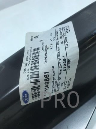 Refuerzo paragolpes ford fiesta mk5 trasero