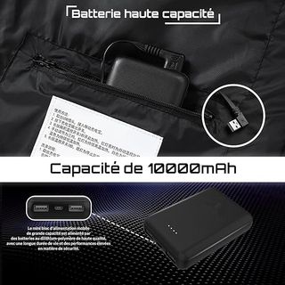 Chaqueta Calefactable con Capucha