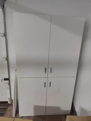 Armarios Blancos Grandes Madera