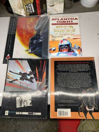 Star Wars lote libros y revistas