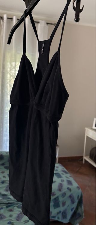 DEHA Top Nero Cotone Donna