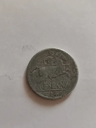 Moneda 10 céntimos 1940 España