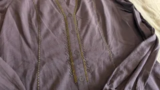 Camiseta manga larga morada talla M-L