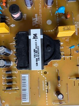 Placa Base y Fuente Alimentación TV LG 55UQ75006LF