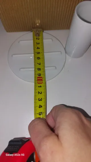 Juego de vasos con plato