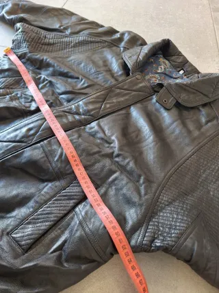 Chaqueta Piel Bomber 90s Aviador Talla L