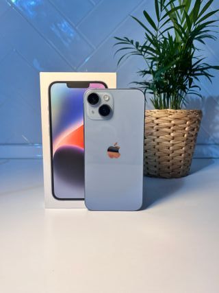 iPhone 14 100% Batteria IMPOLUTO 128gb Blu Cielo