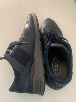 Sneakers Tod's Uomo Pelle Blu Taglia 41.5