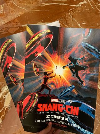 2 Pósters Shang-Chi Marvel Studios