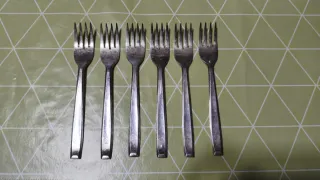 Set 6 Forchette Berndorf in Metallo