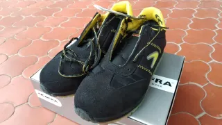 Zapatos seguridad Cofra Owens T.45 Negro/Amarillo