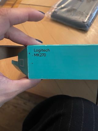 Teclado Logitech MK270 Inalámbrico Negro