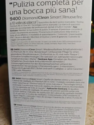 Cepillo Eléctrico Philips Sonicare 9400 DiamondCle