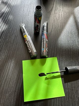 Bote Pintura Negro Retocar Coche