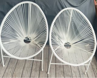 2 Sillas Acapulco Blancas