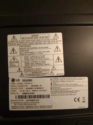 TV -   LG Negro 32  + soporte