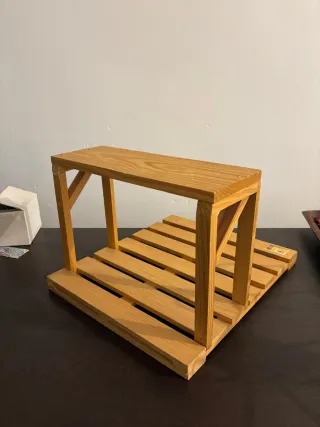 Macetero de madera para colgar