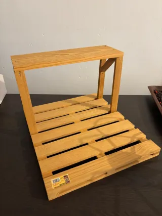 Macetero de madera para colgar