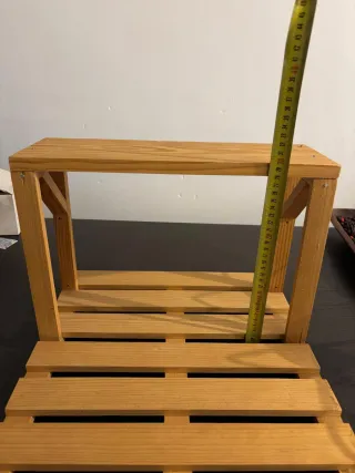 Macetero de madera para colgar