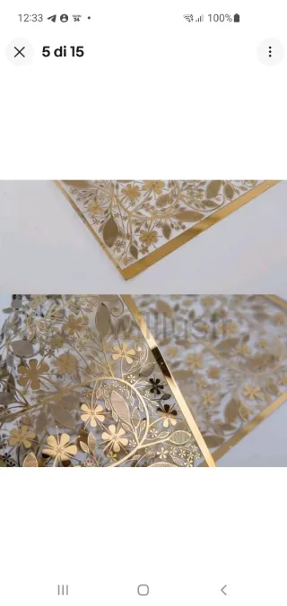 Lampada a sospensione Garland Gold Artecnica