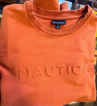 Sudadera Nautica Naranja Talla M