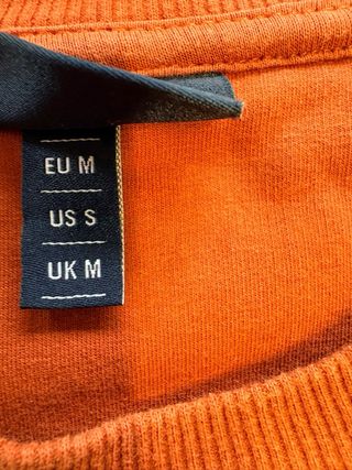 Sudadera Nautica Naranja Talla M