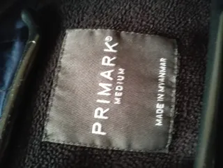 Chaqueta bomber azul y roja Primark