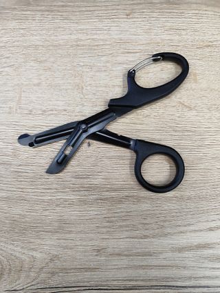 Tijeras Tácticas de Emergencia Trauma EDC - Negras