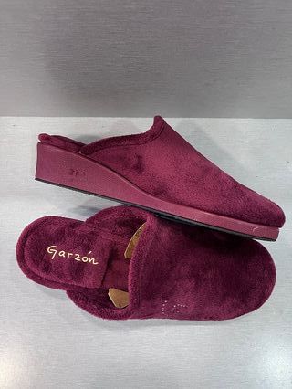 Zapatillas Casa Garzón Burdeos Talla 37 Nuevas
