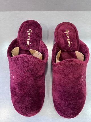 Zapatillas Casa Garzón Burdeos Talla 37 Nuevas