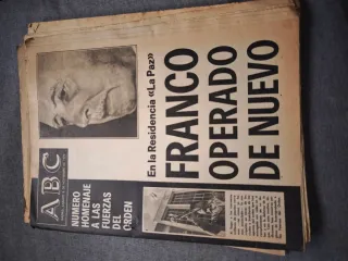 9 Periódicos Históricos  Marcha Verde/ Franco .
