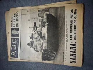 9 Periódicos Históricos  Marcha Verde/ Franco .