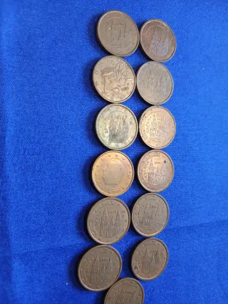 Monedas 2 céntimos España 1999-2001