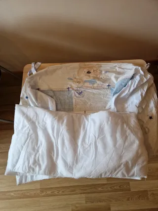 Chichonera para cuna con ositos