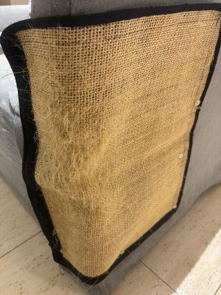 Sofà modular gris de tela amb fundes incloses