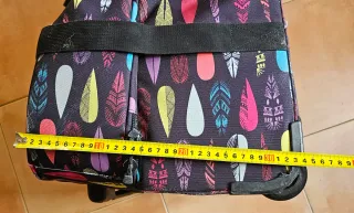 Maleta grande Roxy estampado plumas