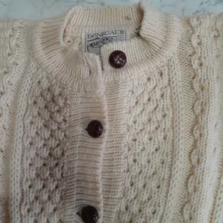 Maglione 100% Lana Irlandese Fatto a Mano