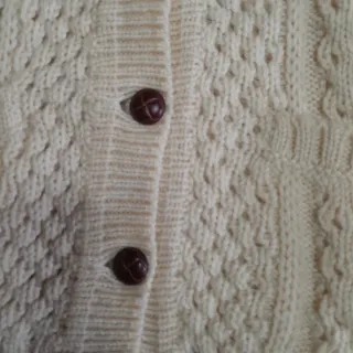 Maglione 100% Lana Irlandese Fatto a Mano